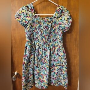 GAP Floral Kids Dress - Blue, Pink, Yellow